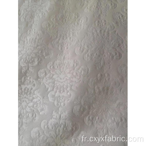 tissu de polyester en relief pour le drap de lit